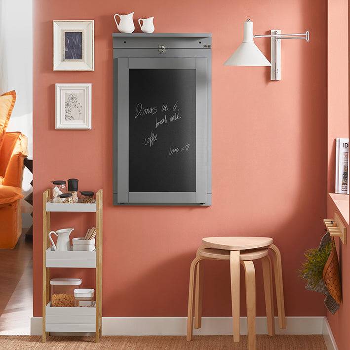 Sobuy SoBuy Wandtisch mit Tafel Klapptisch Esstisch Memoboard Hellgrau FWT20-HG 50% Rabatt mit kostenlosem Versand