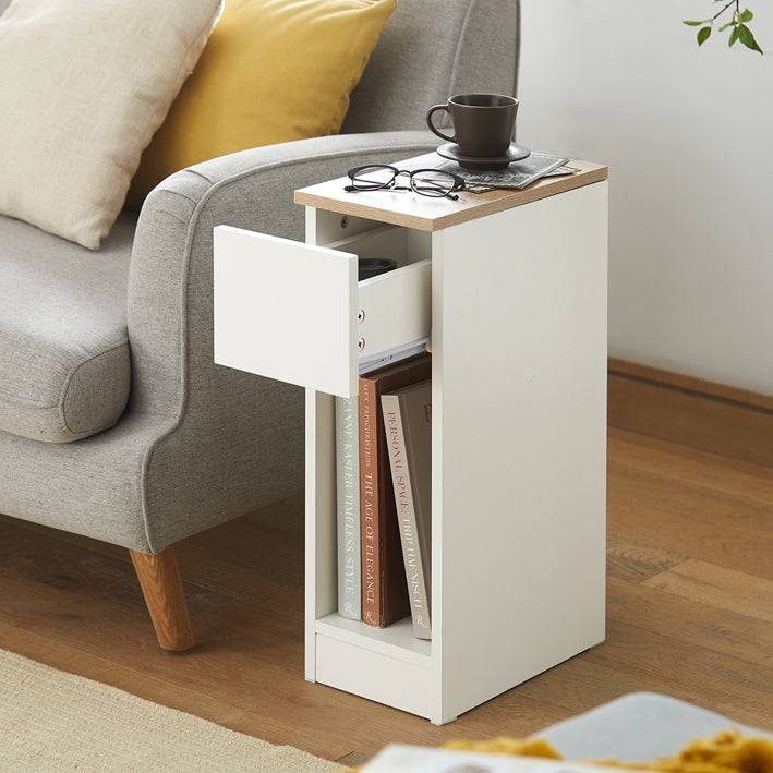 Sobuy SoBuy Nachttisch 2er Set mit Schublade Sofatisch Beistelltisch Weiß FBT111-WNx2 Hotsell