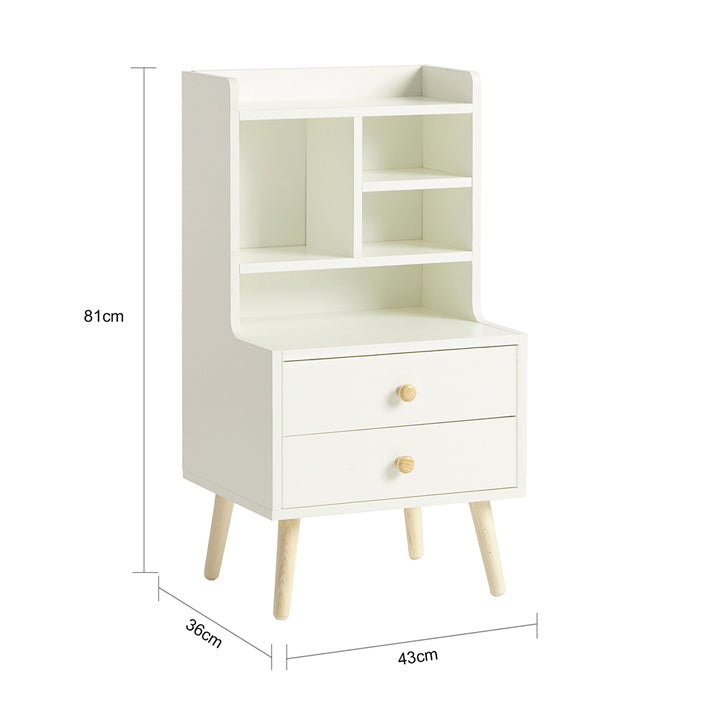 Sobuy SoBuy Nachttisch Sofatisch Beistelltisch Nachtschrank FBT100-W Limitierter Zeitrabatt