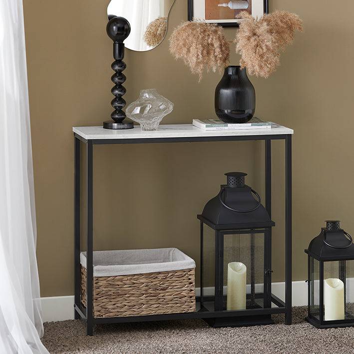 Sobuy SoBuy Konsolentisch mit Metallrahmen Flurtisch Sideboard FSB29-SCH Sonderangebot