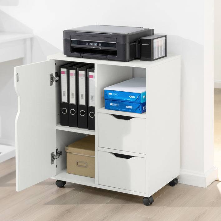 Sobuy SoBuy Druckertisch mit Schublade Beistelltisch Couchtisch Weiß FBT105-W Rabatt
