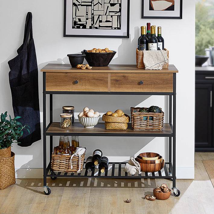 Sobuy SoBuy Küchenwagen Sideboard Servierwagen Flurschrank FKW112-PF Günstig kaufen
