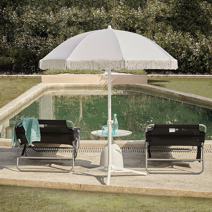 Sobuy SoBuy Strandliege Gartenliege Sonnenliege klappbar Schwarz OGS35-SCHx2 Neueste Mode