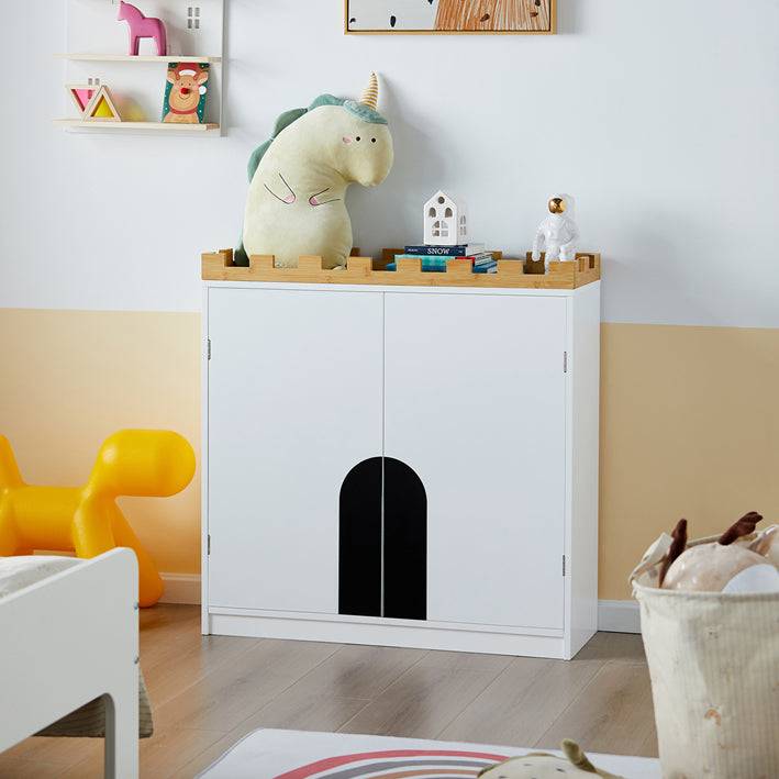 Sobuy SoBuy Kinderregal Aufbewahrungsschrank Kinderzimmer KMB44-W