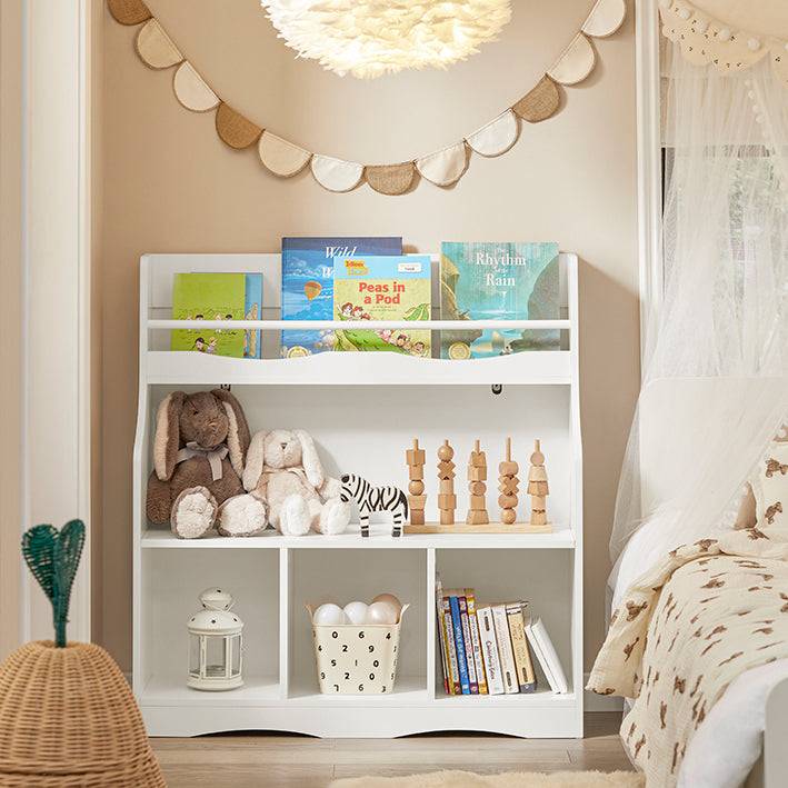 Sobuy SoBuy Kinderbücherregal Spielzeugregal Aufbewahrungsregal für Kinder KMB57-W Bestseller