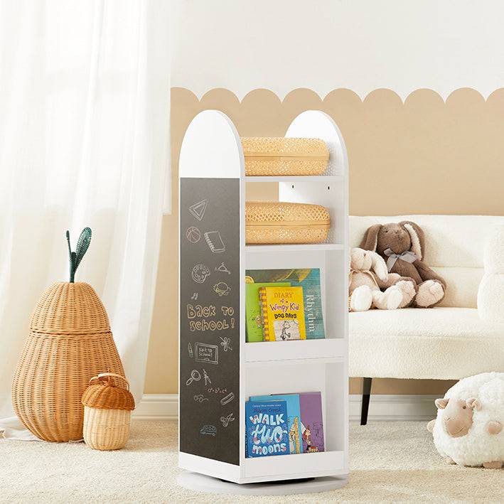 Sobuy SoBuy Kinderregal Kinder Drehregal Aufbewahrungsregal für Kinder KMB64-W Tägliche Deals