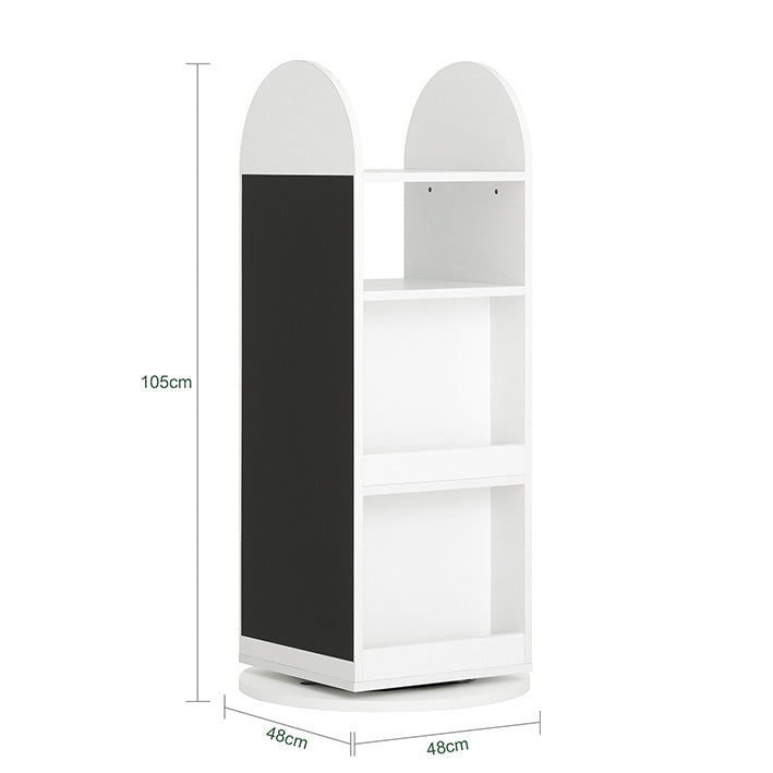 Sobuy SoBuy Kinderregal Kinder Drehregal Aufbewahrungsregal für Kinder KMB64-W Tägliche Deals