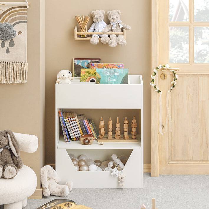 Sobuy SoBuy Kinderregal Aufbewahrungsregal für Kinder Spielzeugregal Weiß KMB51-W JETZT KAUFEN