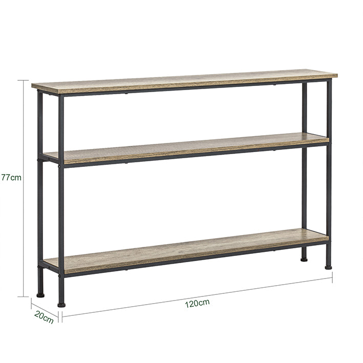Sobuy SoBuy Konsolentisch mit 3 Ablagen Flurtisch Beistelltisch Metall FSB49-PZ Bis zu 55% Rabatt
