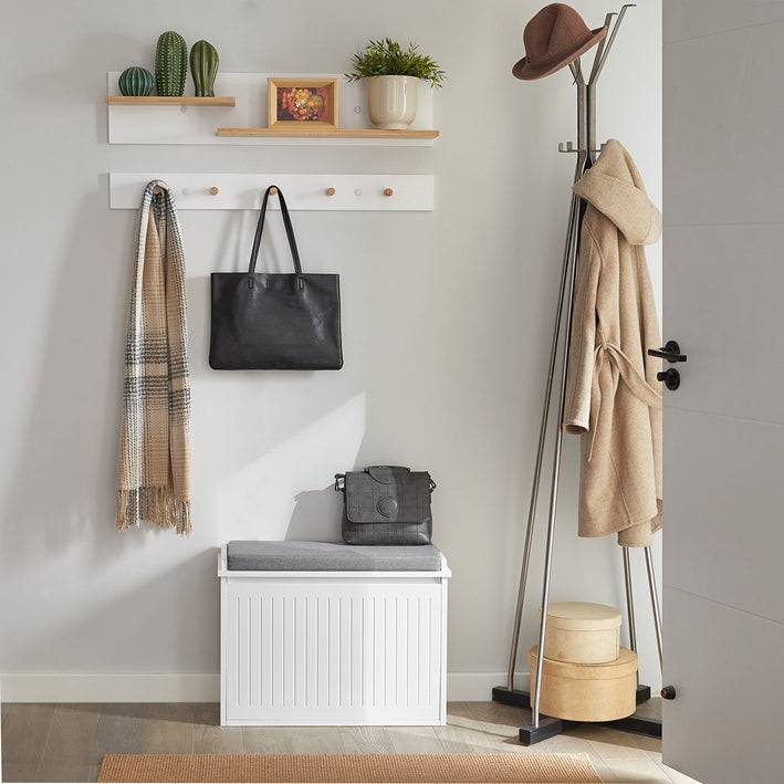 Sobuy SoBuy Schuhkipper Schuhbank mit Schuhfach Sitzbank Weiß FSR98-W 50% Rabatt mit kostenlosem Versand