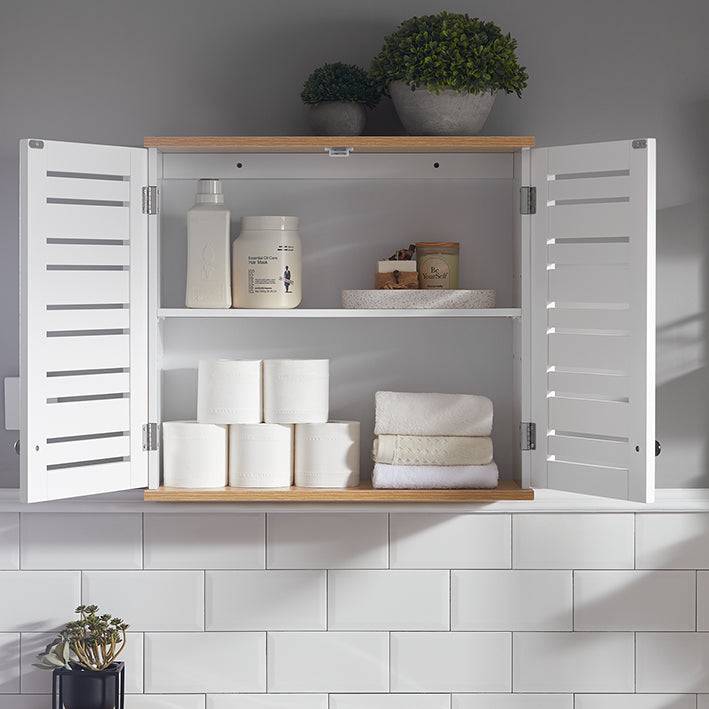 Sobuy SoBuy Wandschrank Bad Hängeschrank Badschrank Weiß BZR42-W Angebote