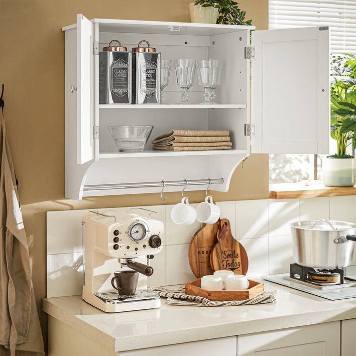 Sobuy SoBuy Hängeschrank mit Türen Badschrank Medizinschrank Wandschrank Weiß BZR84-W im Angebot
