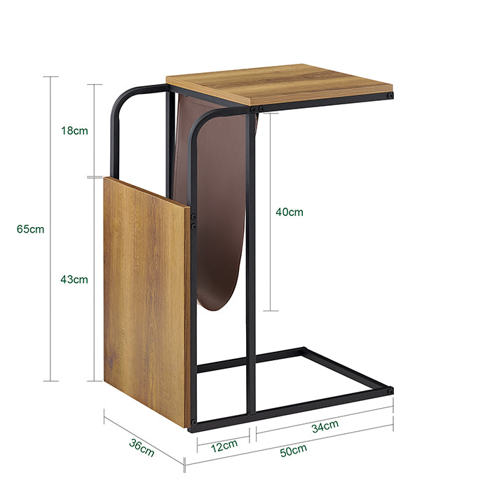 Sobuy SoBuy Beistelltisch Nachttisch Sofatisch Sideboard Betttisch Vintagebraun FBT140-PF Günstig kaufen