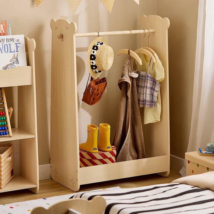 Sobuy SoBuy Kinderkleiderständer Kleiderschrank Kinder Kinderzimmer Natur KMB102-N Saisonschlussverkauf