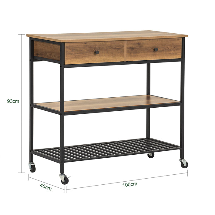 Sobuy SoBuy Küchenwagen Sideboard Servierwagen Flurschrank FKW112-PF Top Angebot