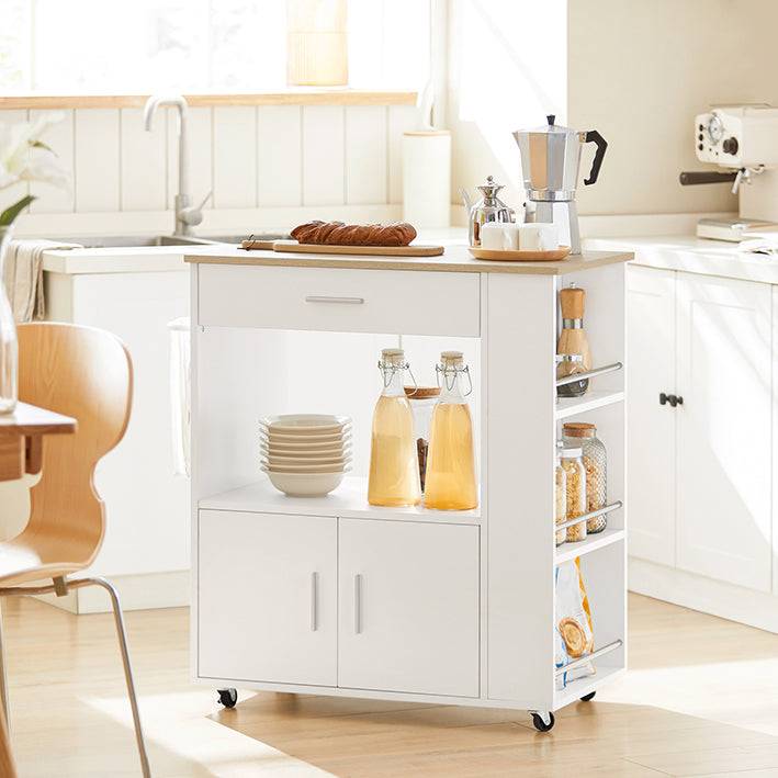 Sobuy SoBuy Küchenwagen Sideboard Servierwagen Kücheninsel FKW113-WN Online Outlet