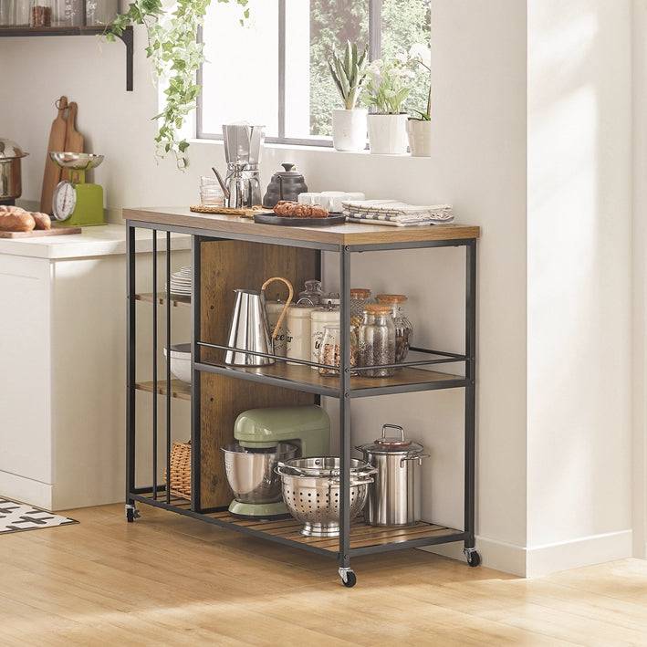 Sobuy SoBuy Servierwagen Küchenschrank Mehrzweckschrank SVW18-F Tiefpreis