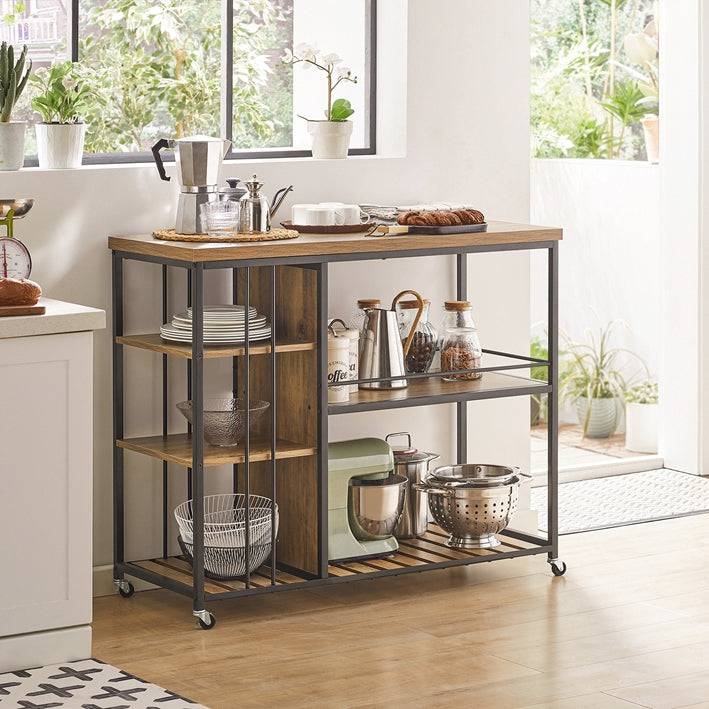 Sobuy SoBuy Servierwagen Küchenschrank Mehrzweckschrank SVW18-F Tiefpreis