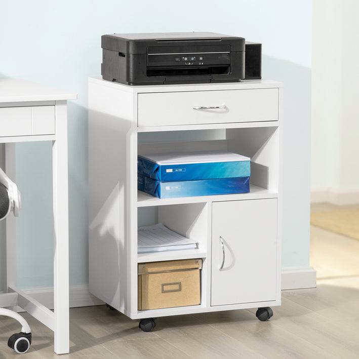Sobuy SoBuy Druckertisch mit Schublade Beistelltisch Couchtisch Weiß FBT106-W Letzte 2 Tage