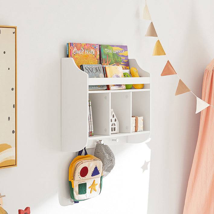 Sobuy SoBuy Kinder Bücherregal Wandregal für Kinder Aufbewahrungsregal KMB46-W Bis zu 60% Rabatt