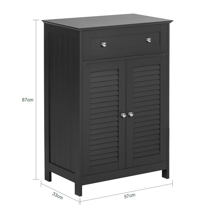 Sobuy SoBuy Badkommode Badzimmerschrank Sideboard Dunkelgrau FRG238-DG Bis zu 65% Rabatt