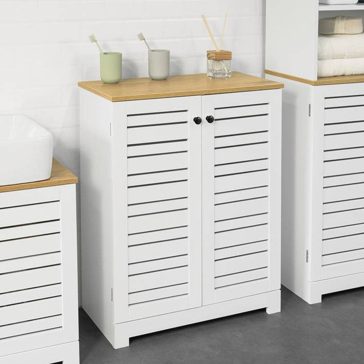 Sobuy SoBuy Badkommode Badzimmerschrank Sideboard Weiß BZR41-W Sonderangebot der Fabrik
