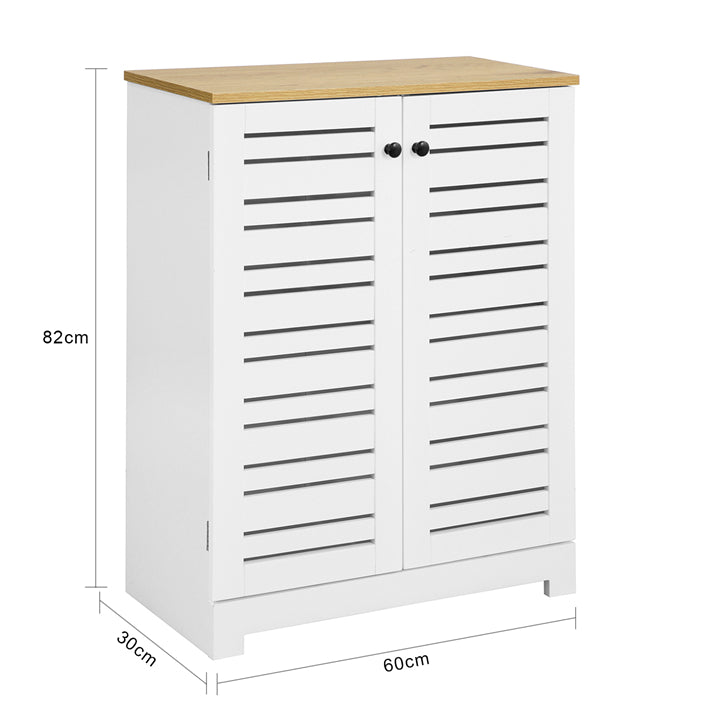 Sobuy SoBuy Badkommode Badzimmerschrank Sideboard Weiß BZR41-W Sonderangebot der Fabrik