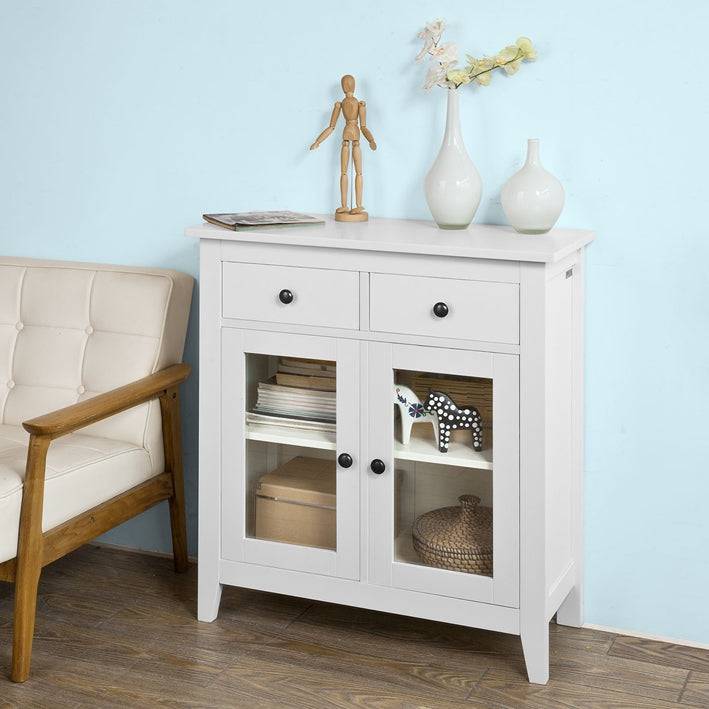 Sobuy SoBuy Sideboard Küche Küchenschrank Konsolentisch Weiß FSB05-W Discount Store für neue Produkte