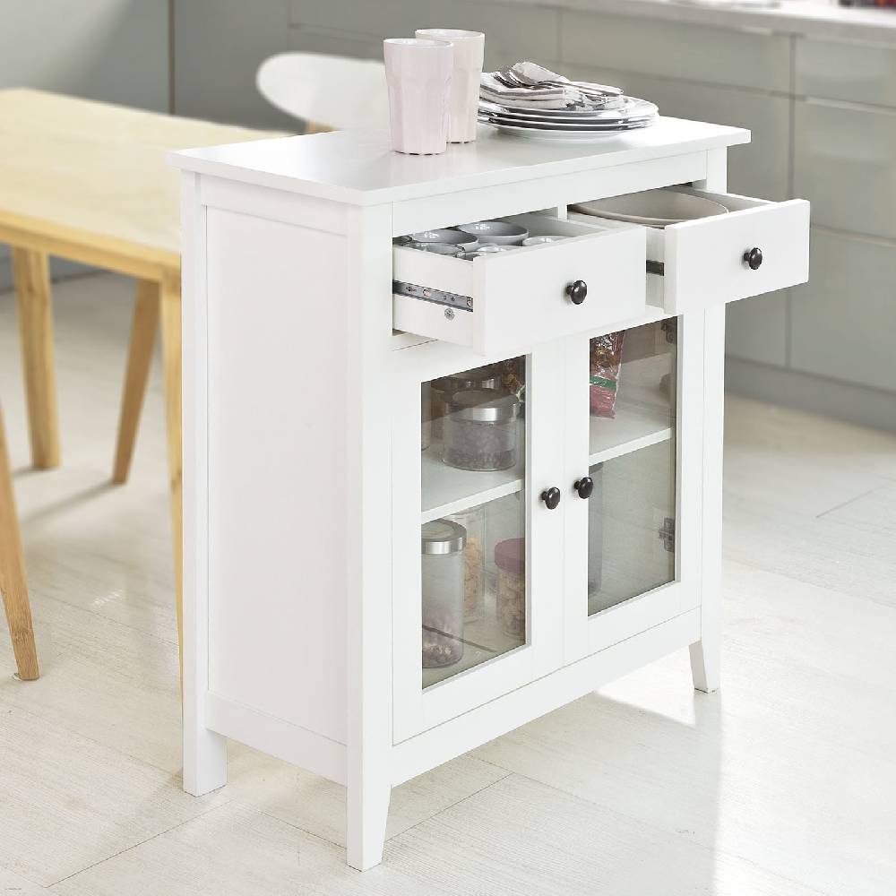 Sobuy SoBuy Sideboard Küche Küchenschrank Konsolentisch Weiß FSB05-W Discount Store für neue Produkte