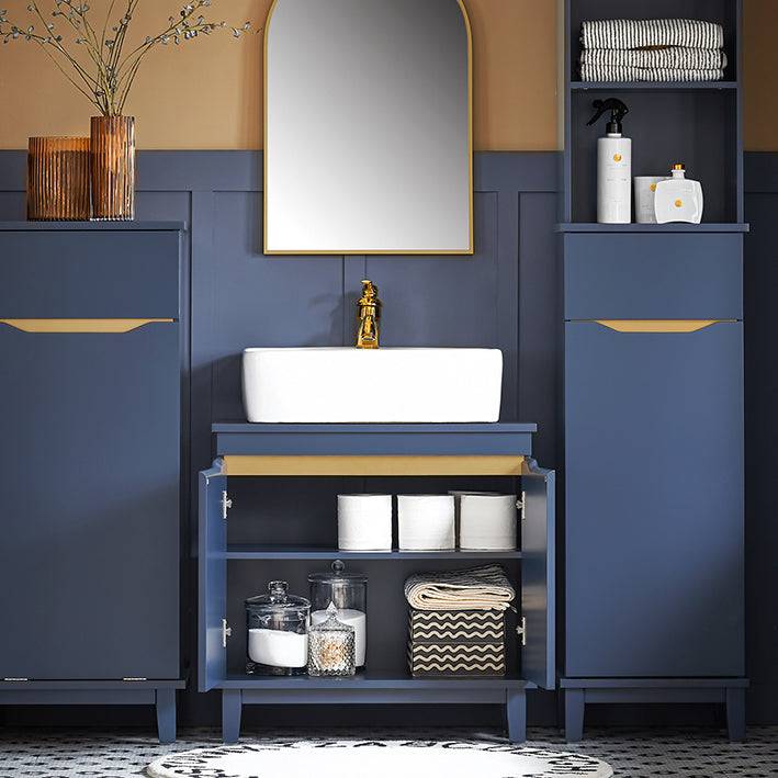 Sobuy SoBuy Waschbeckenunterschrank Badschrank Waschtisch Blau BZR113-B Flash Sale