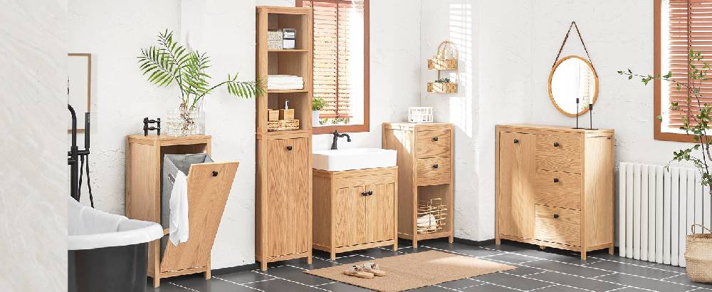 Sobuy SoBuy Waschbeckenunterschrank| Badezimmerschrank Waschtisch BZR98-N Begrenztes Angebot