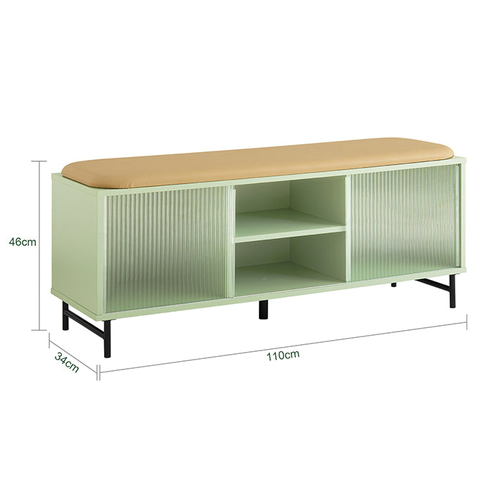 Sobuy SoBuy Garderobenbank Sitzbank Dielenbank Schuhbank Grün FSR115-GR Online Outlet