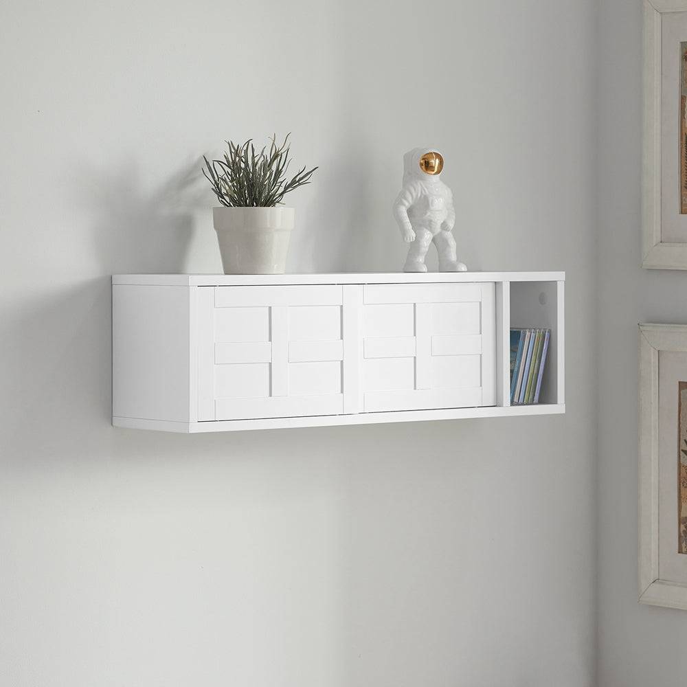 Sobuy SoBuy Wandgarderobe Hängeregal Flurgarderobe Weiß FHK18-W Räumungsverkauf