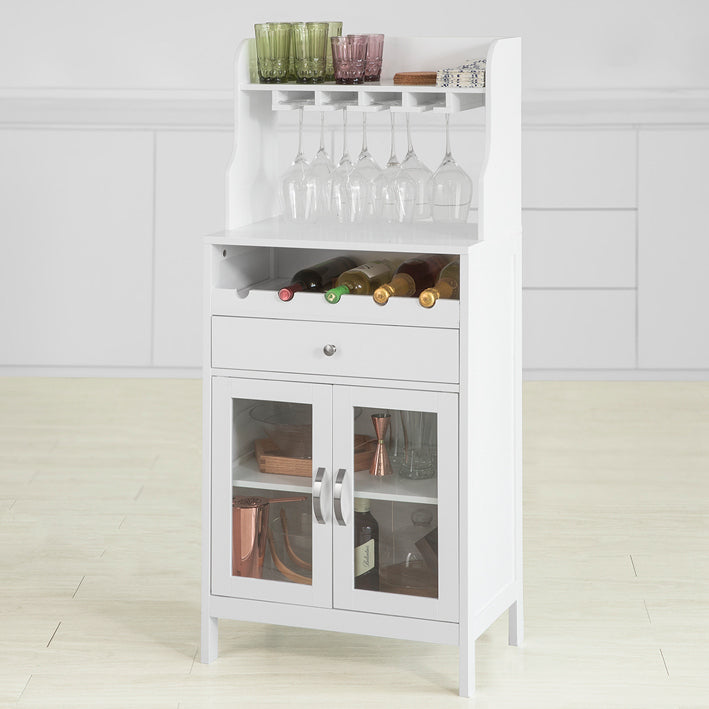 Sobuy SoBuy Küchenschrank Weinschrank Sideboard Weiß FSB24-W Online