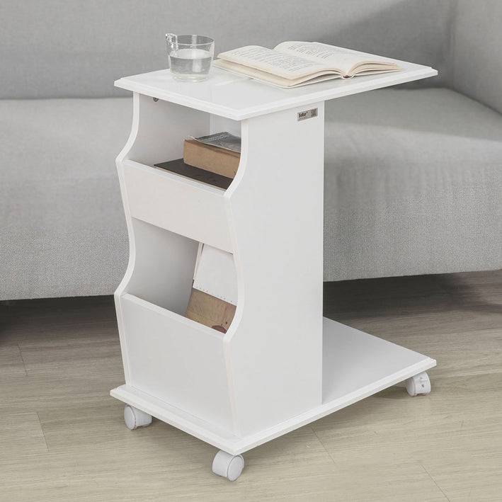 Sobuy SoBuy Beistelltisch mit Schlitz für iPad Sofatisch Weiß FBT67-W Auslauf