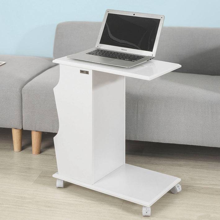 Sobuy SoBuy Beistelltisch mit Schlitz für iPad Sofatisch Weiß FBT67-W Auslauf