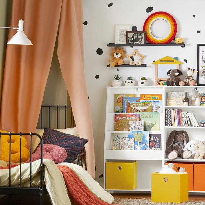 Sobuy SoBuy Kinderregal mit Boxen Bücherregal Spielzeugregal Weiß KMB69-W Hotsell