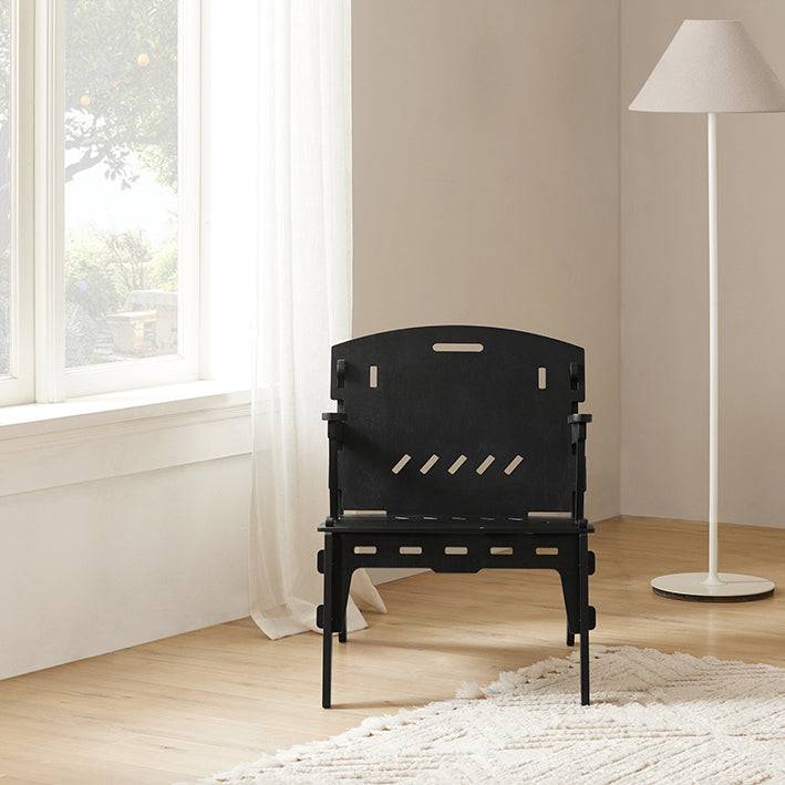 Sobuy SoBuy Stuhl mit Zapfenverbindungen Küchenstuhl Kinderstuhl Stühlchen mit Rücklehne Schwarz HFST02-SCH Online Shopping