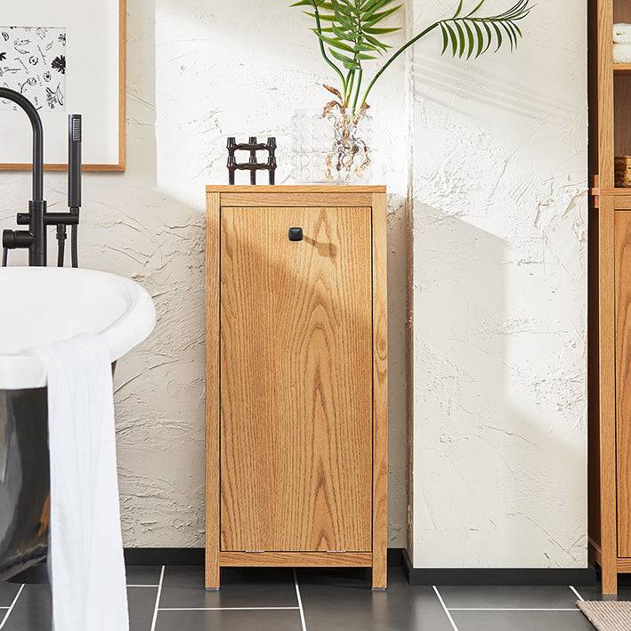 Sobuy SoBuy Wäscheschrank mit ausklappbarem Wäschetruhe Wäschesammler Badschrank Natur BZR96-N Zeitlich begrenztes Angebot