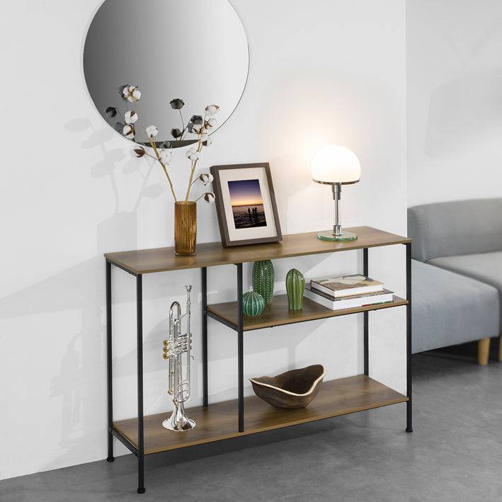 Sobuy SoBuy Konsolentisch mit 3 Ablagen Flurtisch Sideboard Metall FSB35-PF Begrenzte Freigabe
