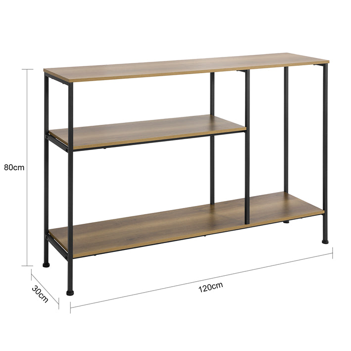 Sobuy SoBuy Konsolentisch mit 3 Ablagen Flurtisch Sideboard Metall FSB35-PF Begrenzte Freigabe