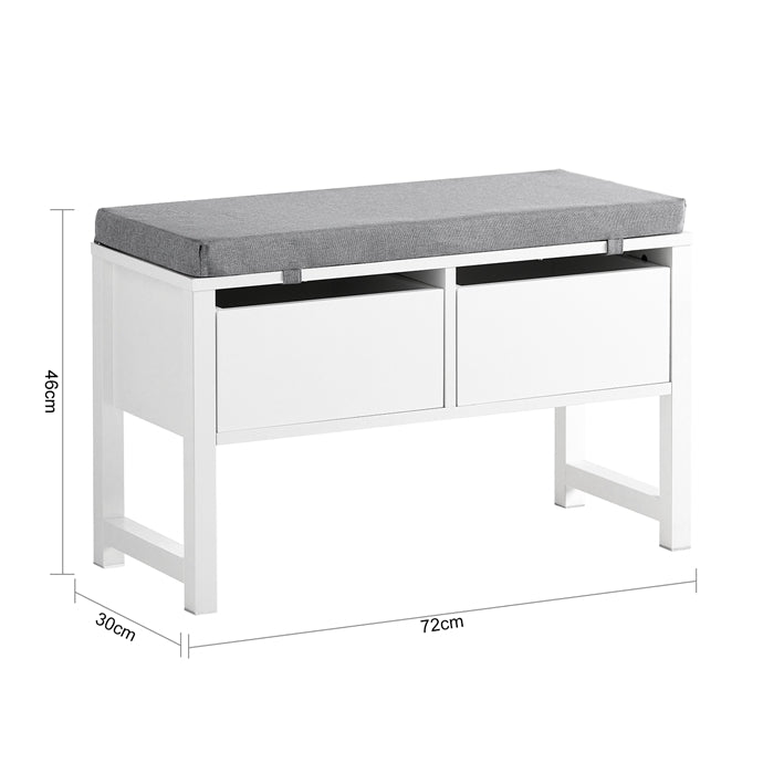 Sobuy SoBuy Sitzkommode Sitzbank mit Stauraum Schuhbank Weiß FSR88-W Bis zu 50% Rabatt