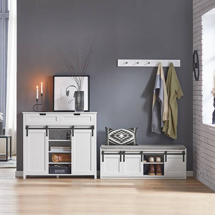 Sobuy SoBuy Küchenschrank Sideboard Flurschrank Kommode FSB74-W Vierteljährliche Förderung