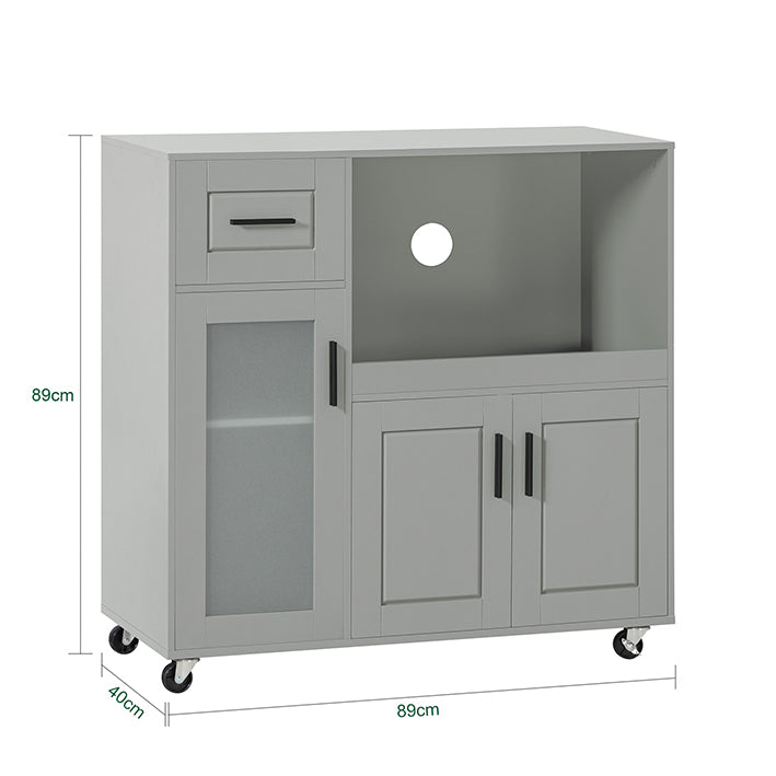 Sobuy SoBuy Küchenschrank Sideboard Flurschrank Küchenwagen FSB78-HG Riesige Rabatte