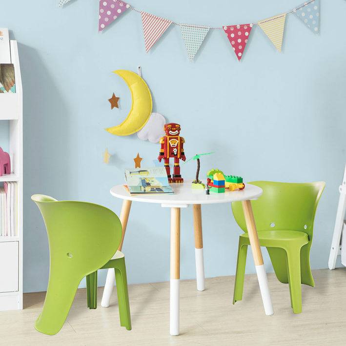 Sobuy SoBuy Kinderstuhl mit Lehne Stühlchen Sitzhöhe 32cm Elefant Grün KMB12-GRx2 2025