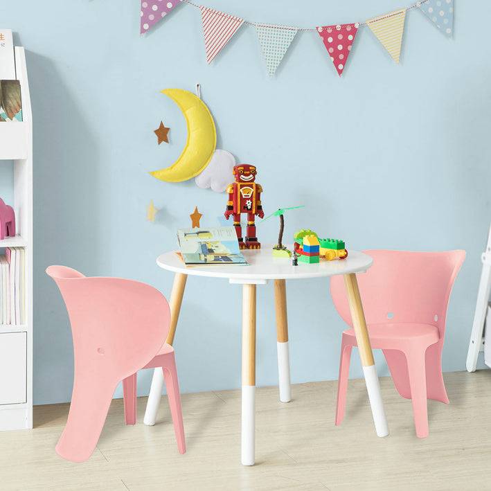 Sobuy SoBuy Kinderstuhl mit Lehne Stühlchen Sitzhöhe 32cm Elefant Pink KMB12-Px2 Online