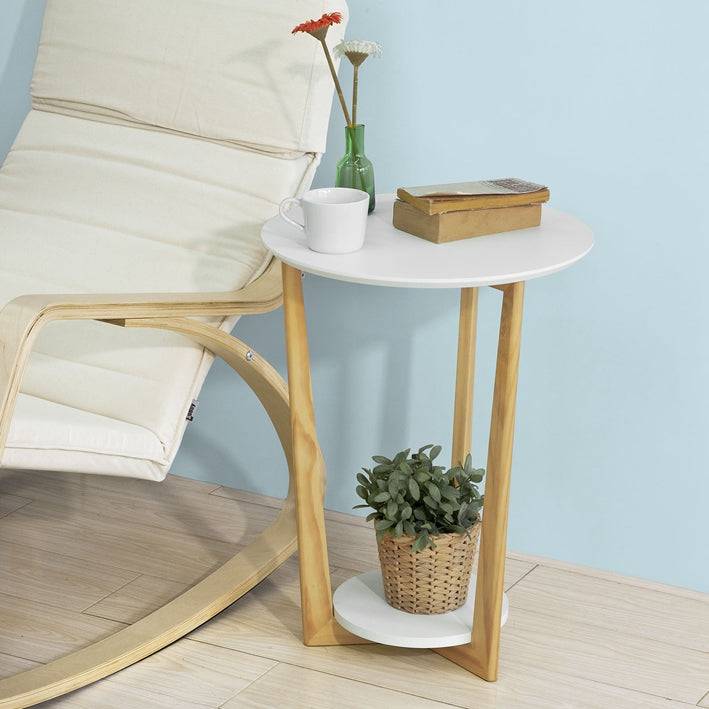 Sobuy SoBuy Beistelltisch Balkontisch Couchtisch Weiß FBT52-WN Schlussverkauf