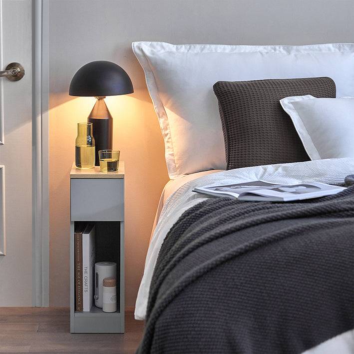Sobuy SoBuy Nachttisch 2er Set mit Schublade Sofatisch Beistelltisch Hellgrau FBT111-HGx2 Fabrikverkauf