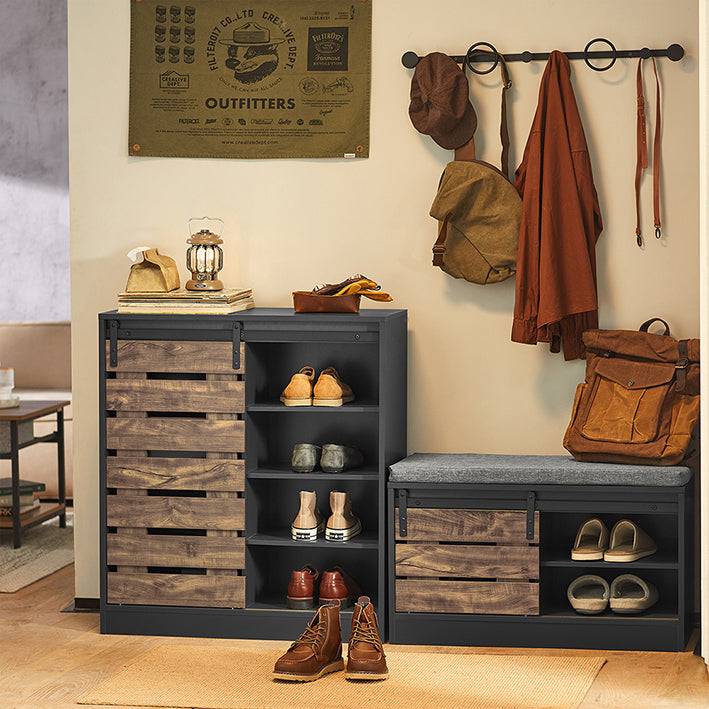 Sobuy SoBuy Sideboard Schiebetür Kommode Schuhschrank Flurschrank FSB65-HG Fabrik Onlineshop