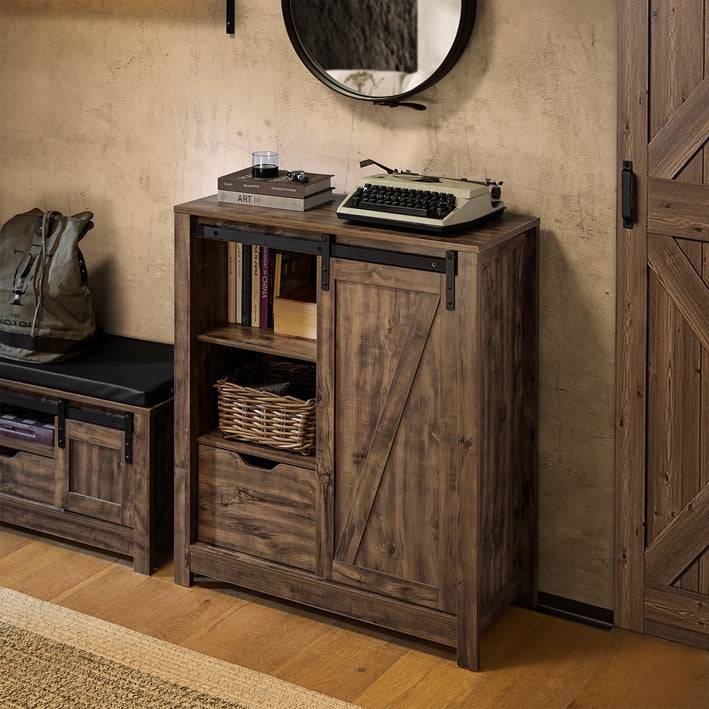 Sobuy SoBuy Sideboard mit Schiebetür Kommode Schuhschrank Flurschrank FSB59-N Sonderangebote